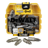 DeWalt DT71522-QZ 25mm Flip PHillips No.2 Bits (Box of 25)